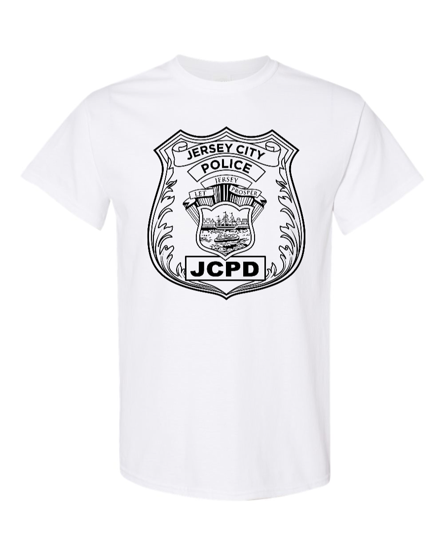 JERSEY CITY POLICE BADGE TSHIRT