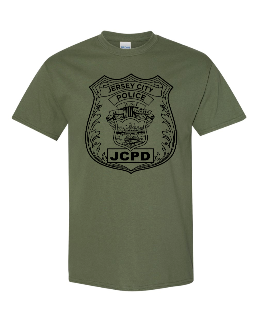 JERSEY CITY POLICE BADGE TSHIRT