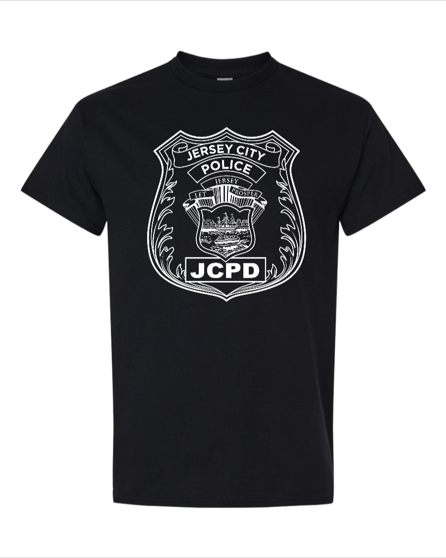 JERSEY CITY POLICE BADGE TSHIRT