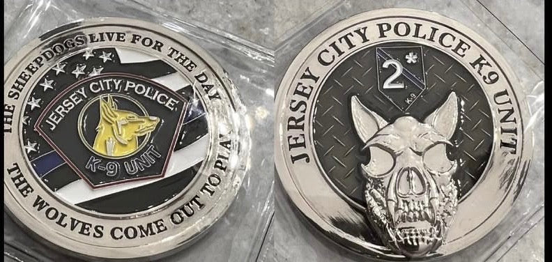 JCPD K9 Challenge Coin