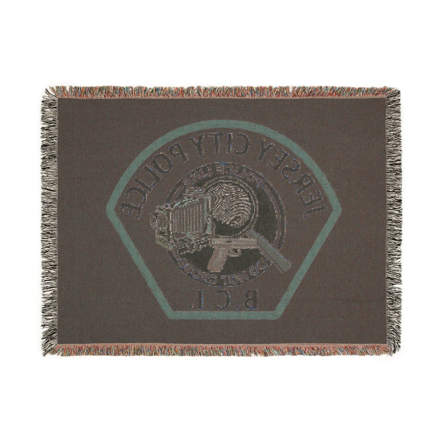 Jersey City Police BCI Woven Blanket