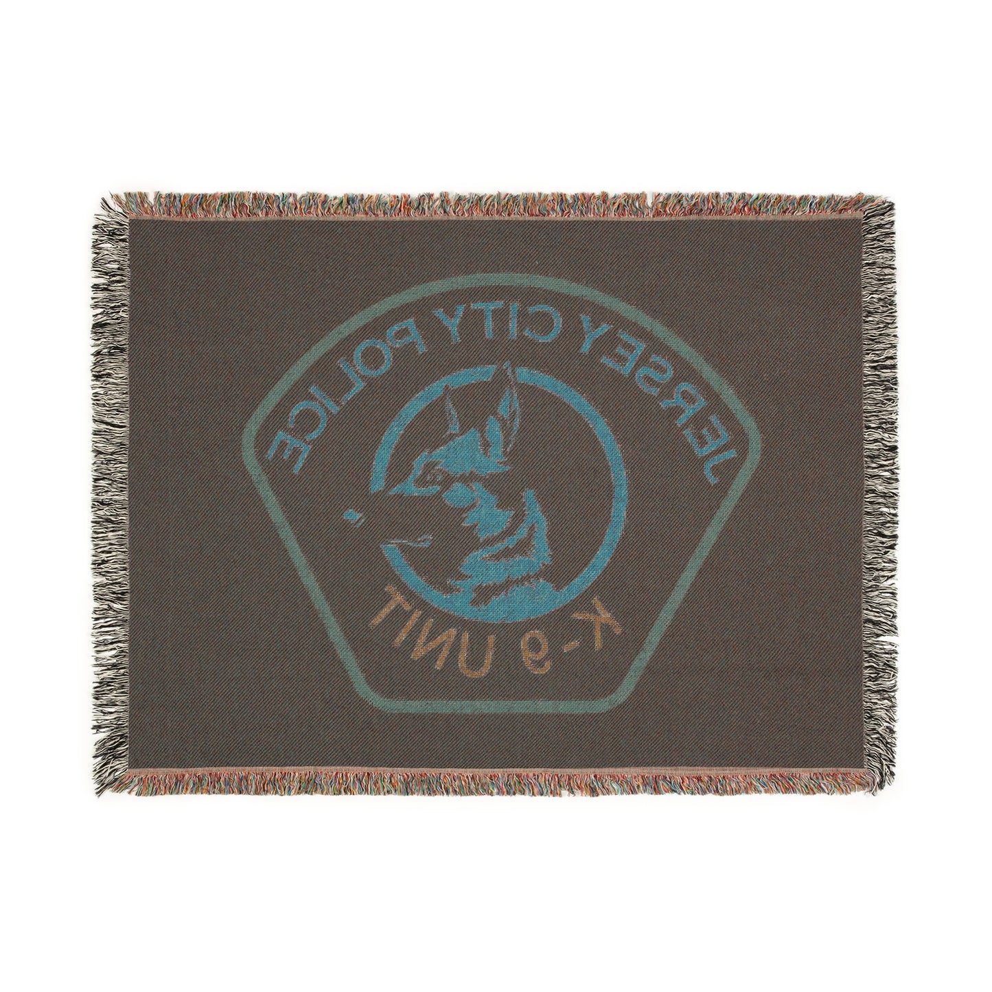Jersey City Police K-9 Unit Woven Blanket