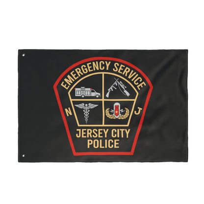 Jersey City Police Emergency Service Double-Sided Flag