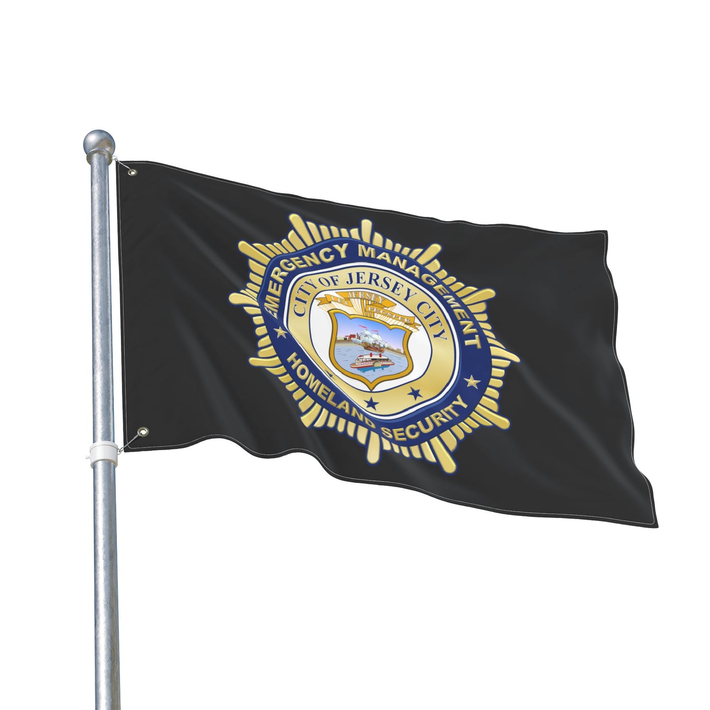Jersey City Emergency Management Double-Sided Flag