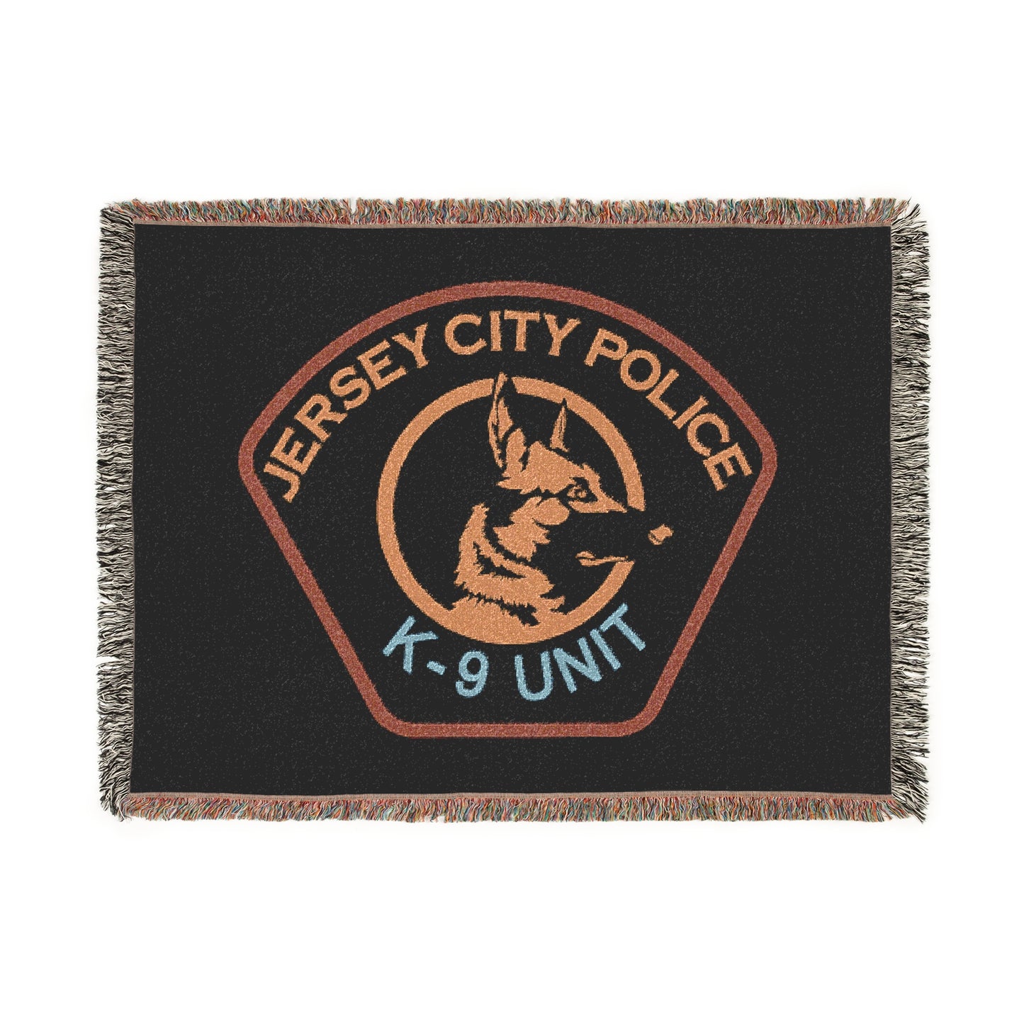 Jersey City Police K-9 Unit Woven Blanket