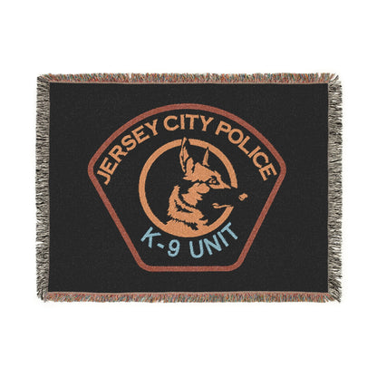 Jersey City Police K-9 Unit Woven Blanket