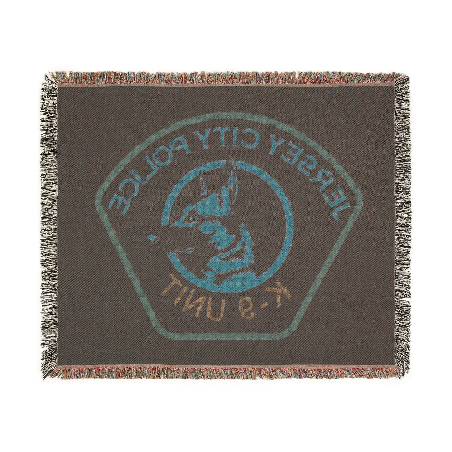Jersey City Police K-9 Unit Woven Blanket