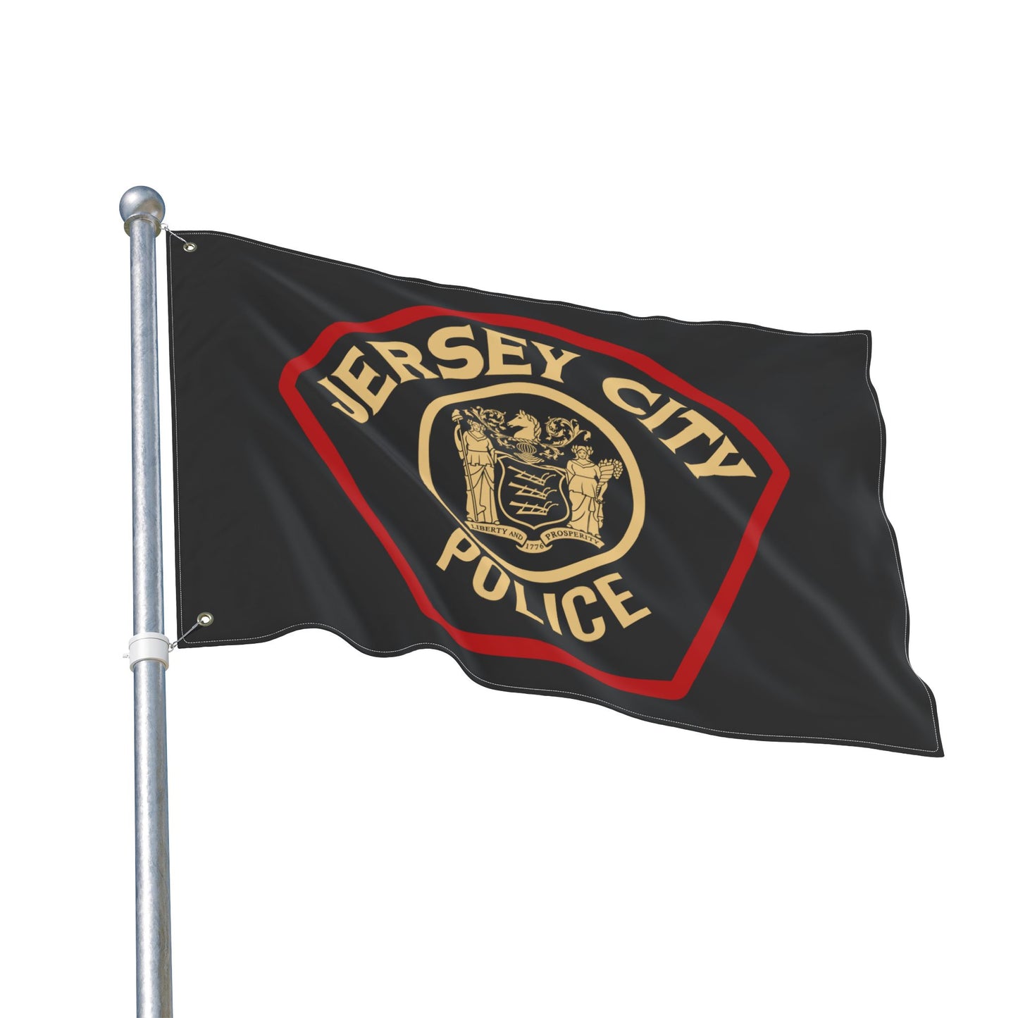 Jersey City Police Double-Sided Flag