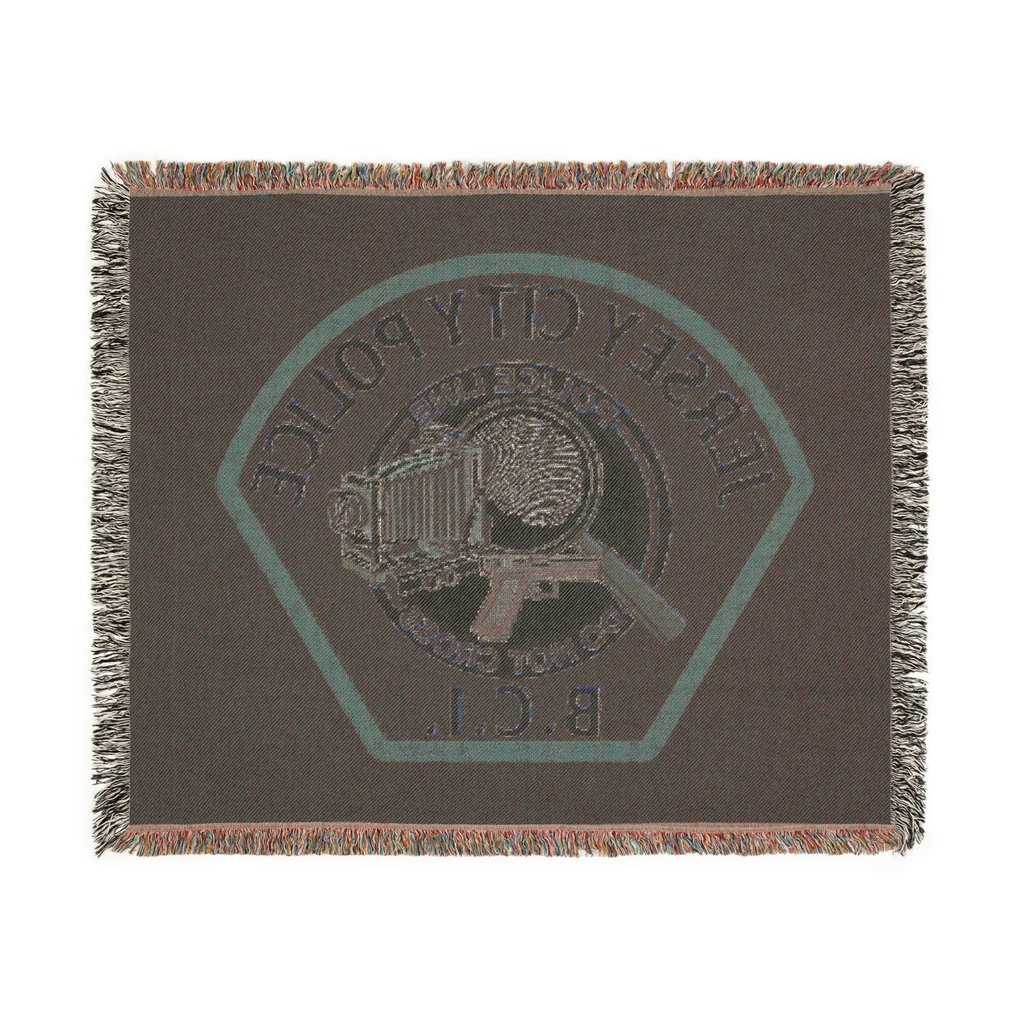 Jersey City Police BCI Woven Blanket