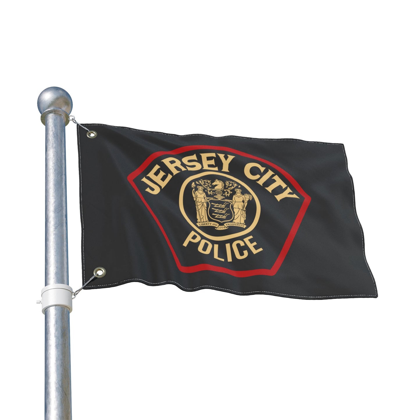 Jersey City Police Double-Sided Flag