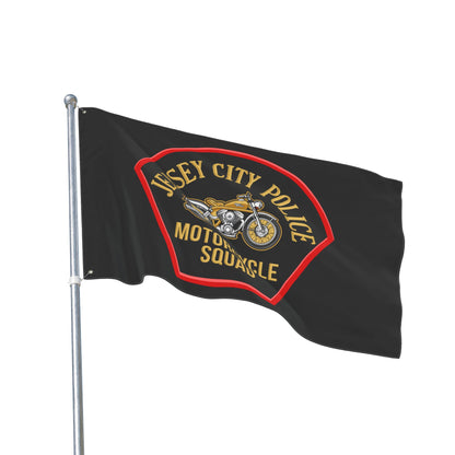Jersey City Police Motorcycle Squad Double-Sided Flag