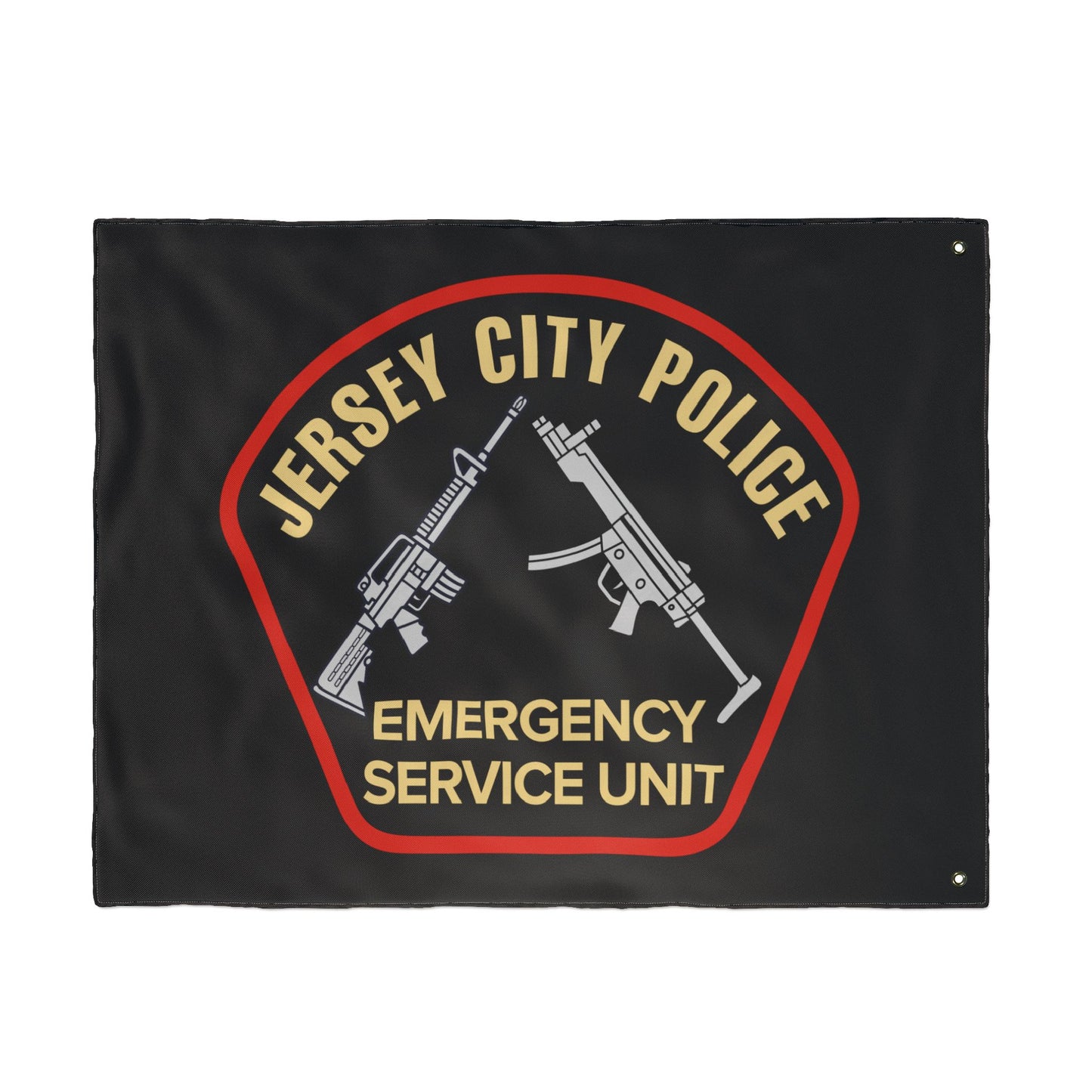 Jersey City Police Emergency Service Unit Current Patch Flag