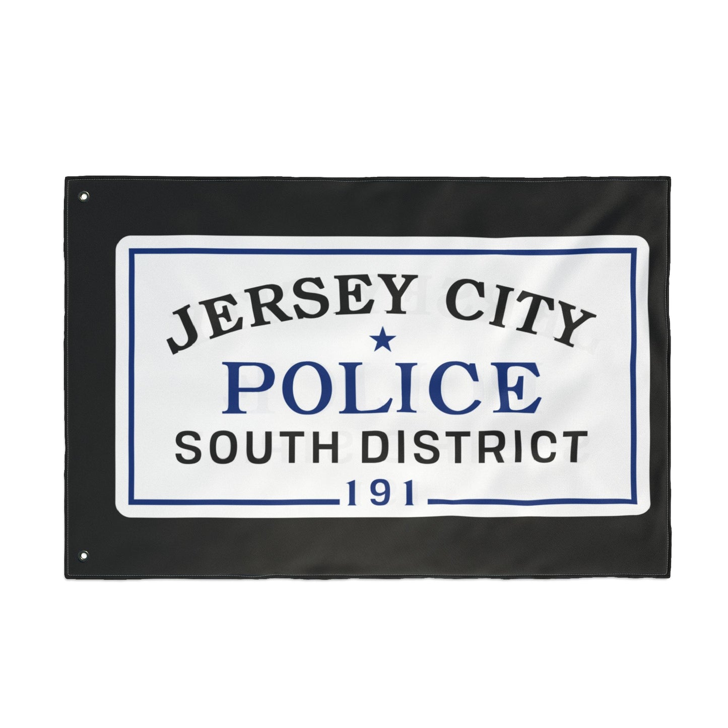 Jersey City Police South District Double-Sided Flag