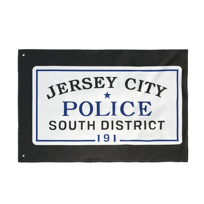 Jersey City Police South District Double-Sided Flag