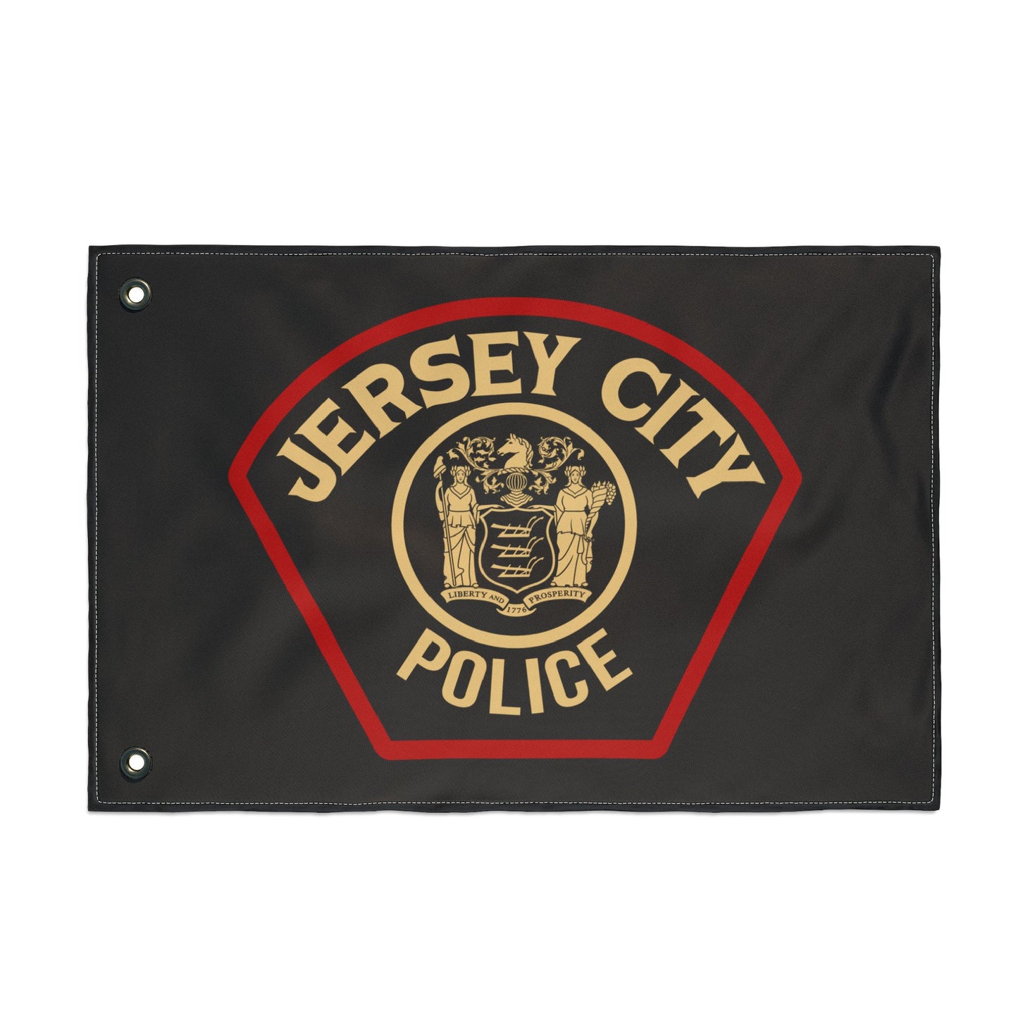 Jersey City Police Double-Sided Flag
