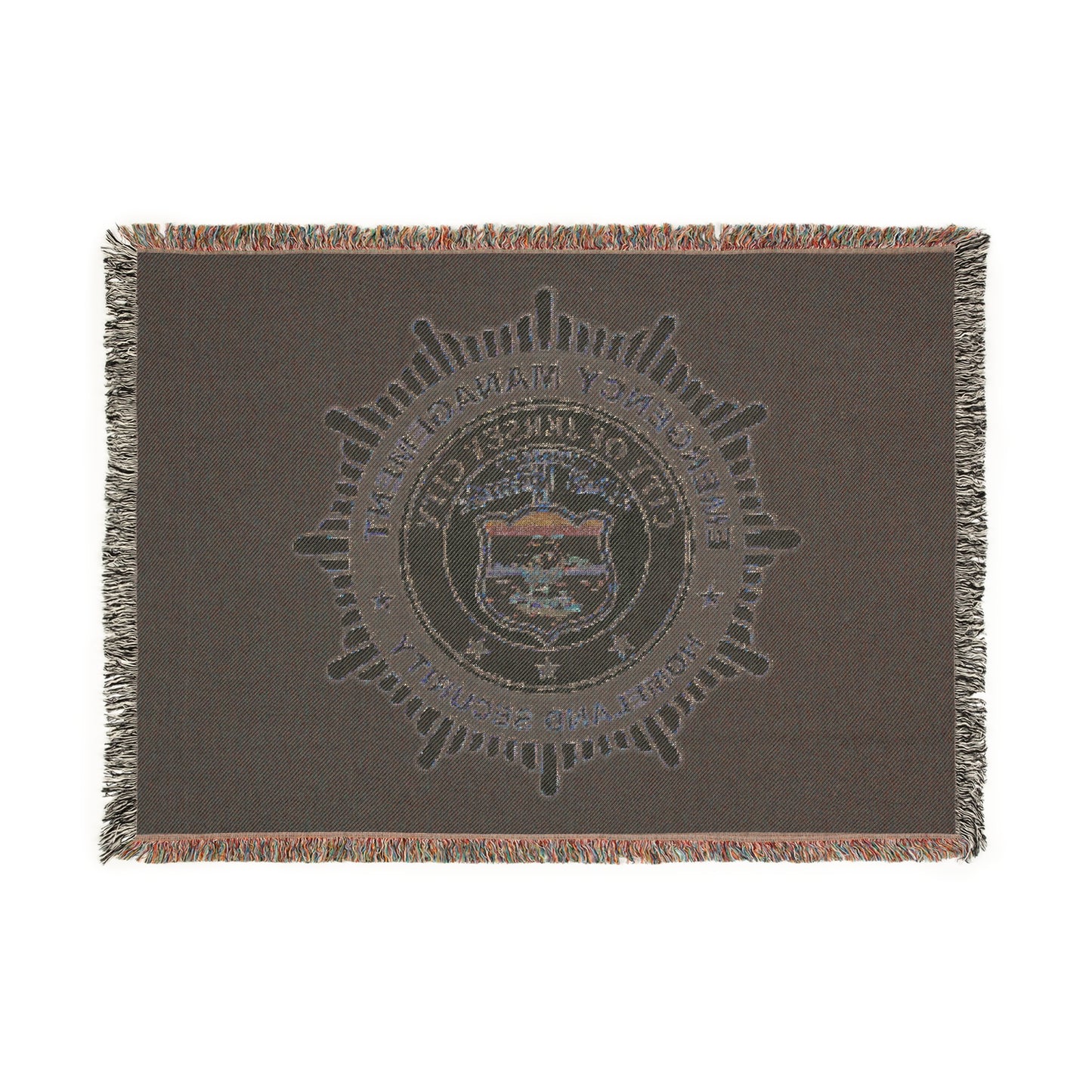 Jersey City Office of Emergency Management Woven Blanket