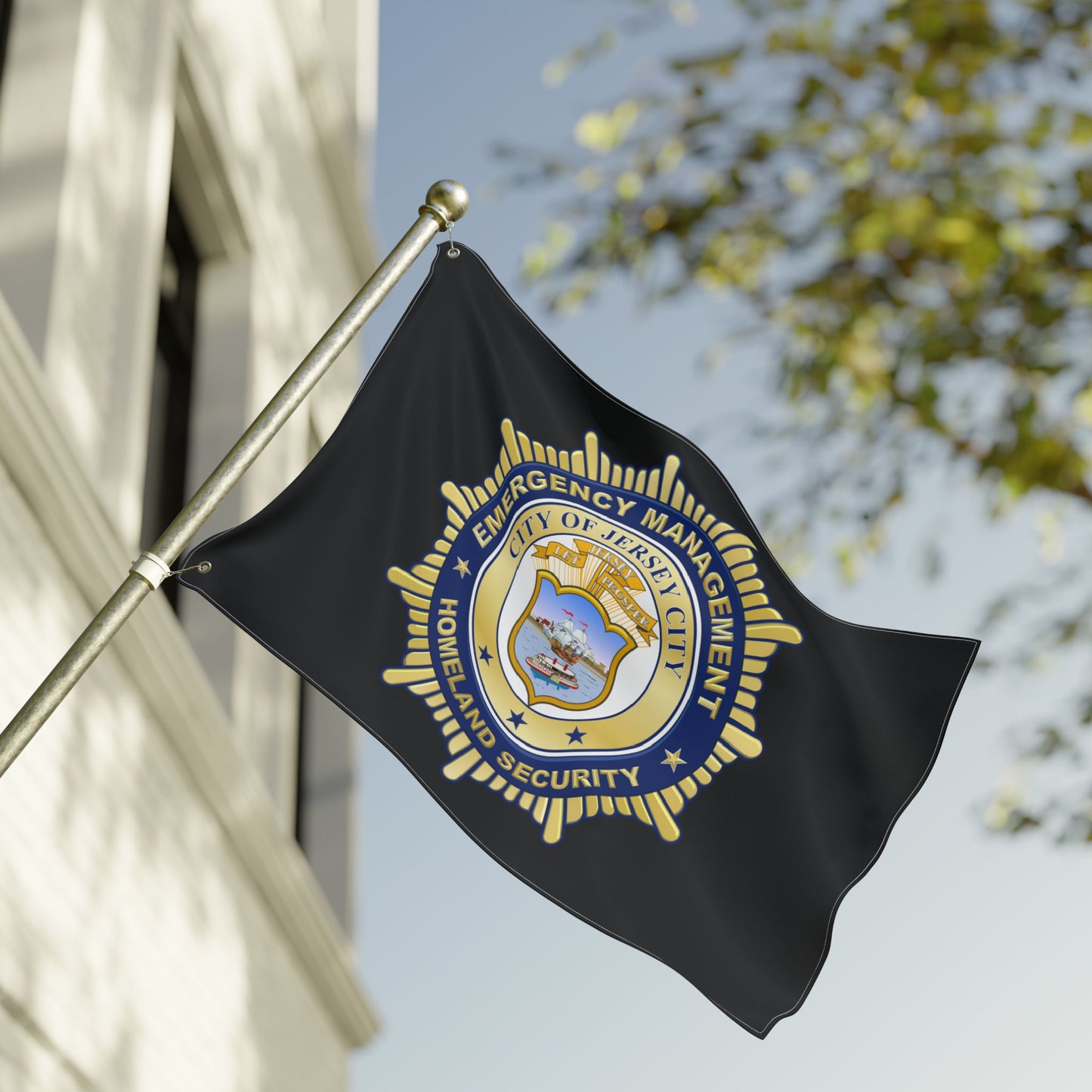 Jersey City Emergency Management Double-Sided Flag
