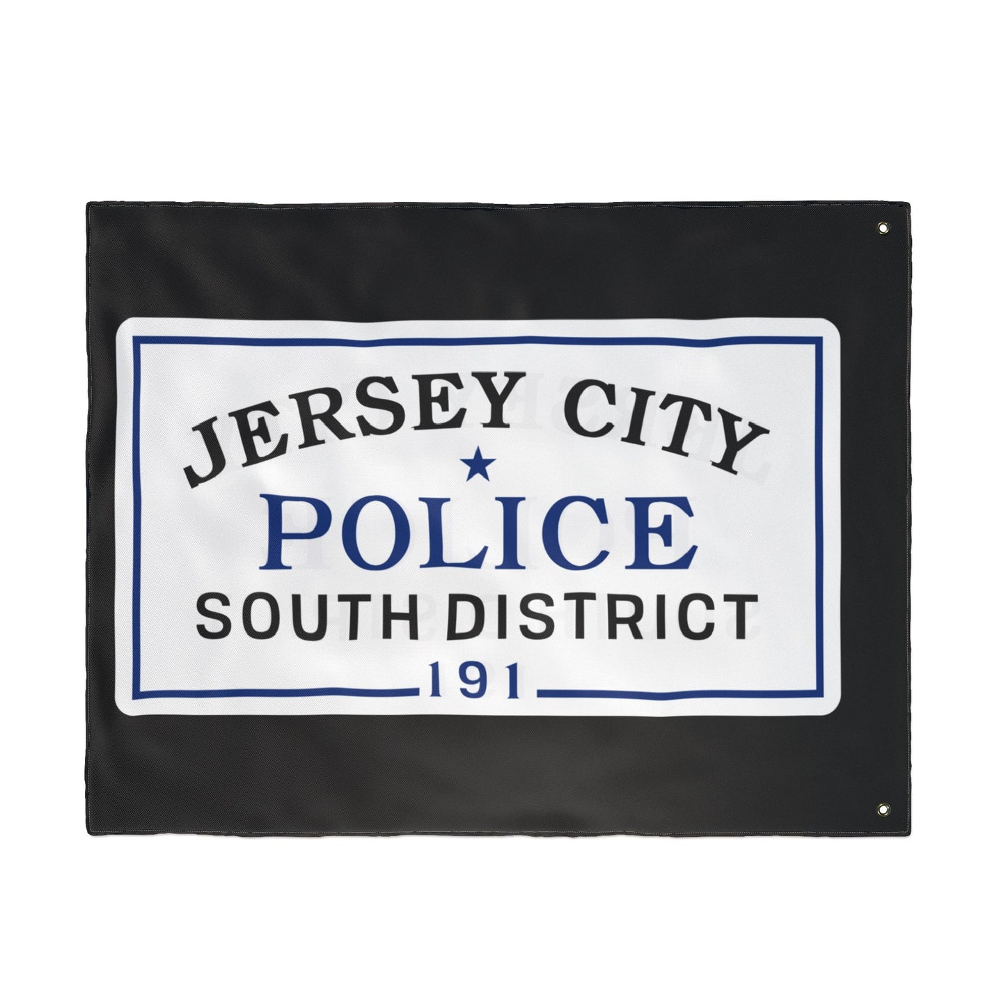 Jersey City Police South District Double-Sided Flag