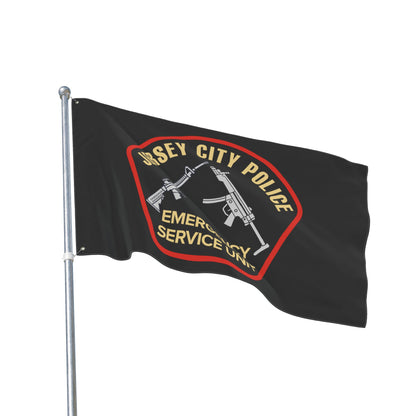Jersey City Police Emergency Service Unit Current Patch Flag