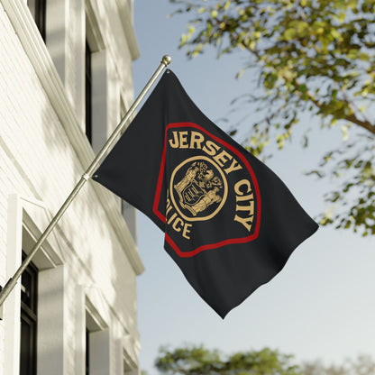 Jersey City Police Double-Sided Flag