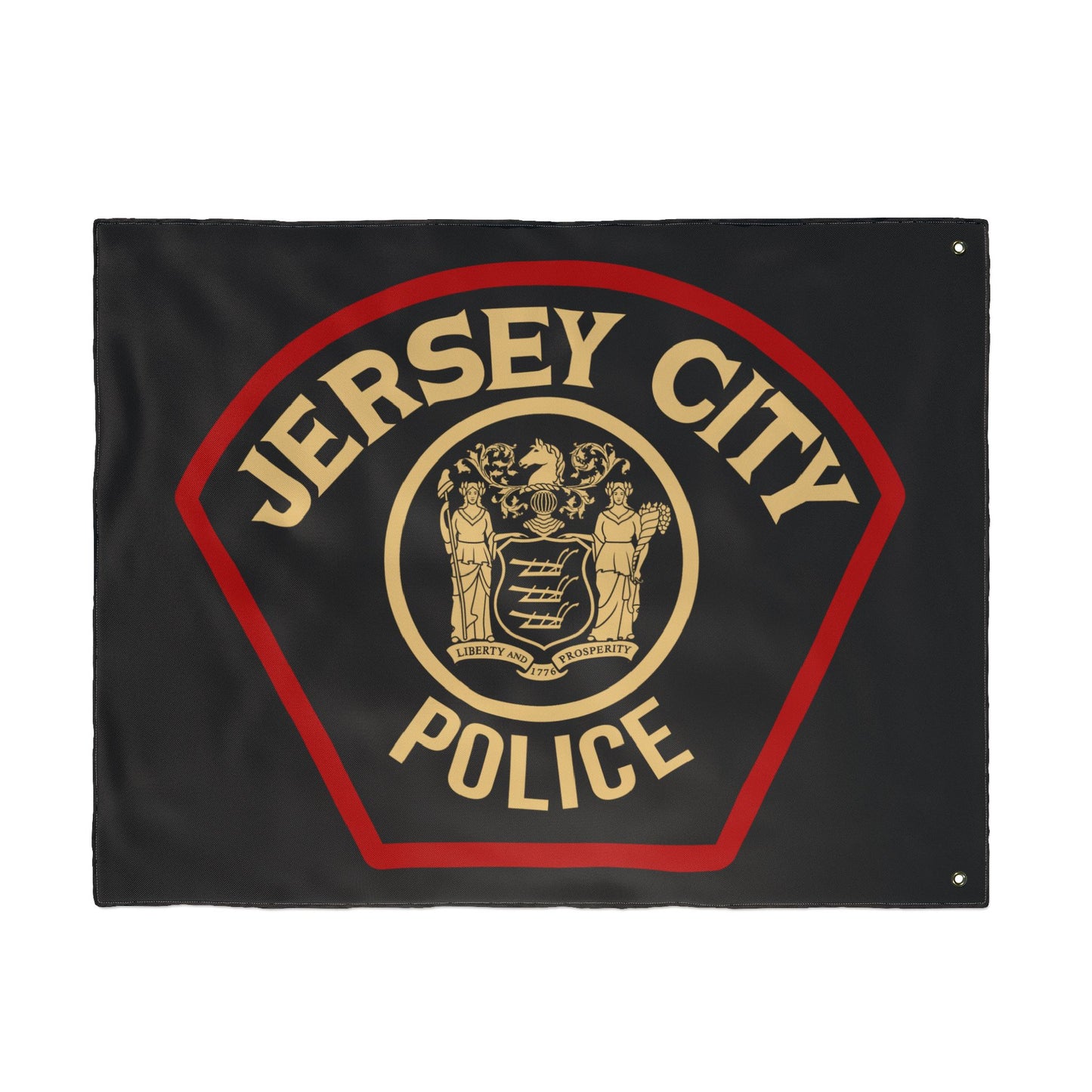 Jersey City Police Double-Sided Flag