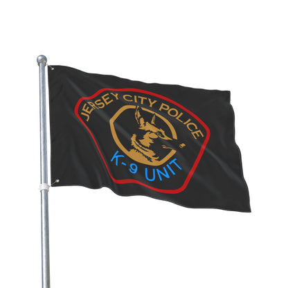 Jersey City Police K-9 Unit Flag