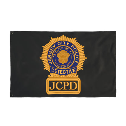 Jersey City PoliceDetective Badge Double-Sided Flag