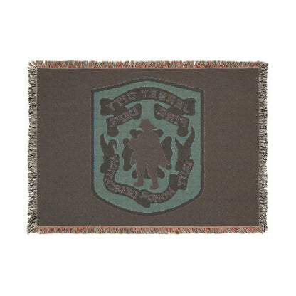 Jersey City Fire Department Patch Woven Blanket — Honor & Duty Throw