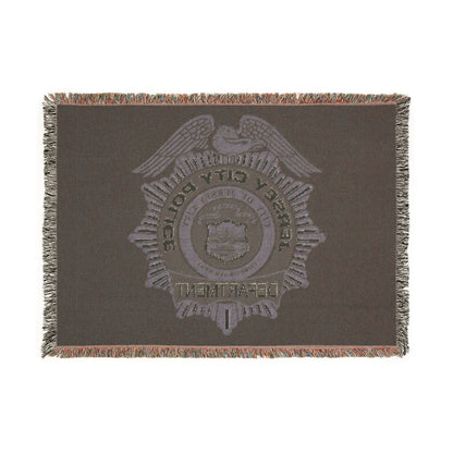 Jersey City Police Seal Woven Blanket