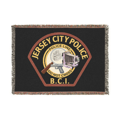 Jersey City Police BCI Woven Blanket