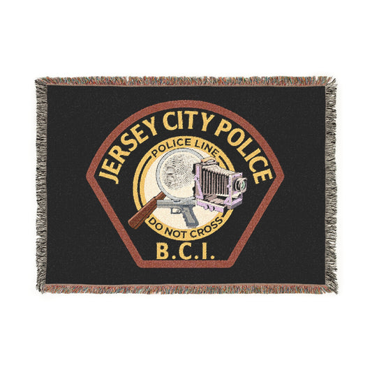 Jersey City Police BCI Woven Blanket
