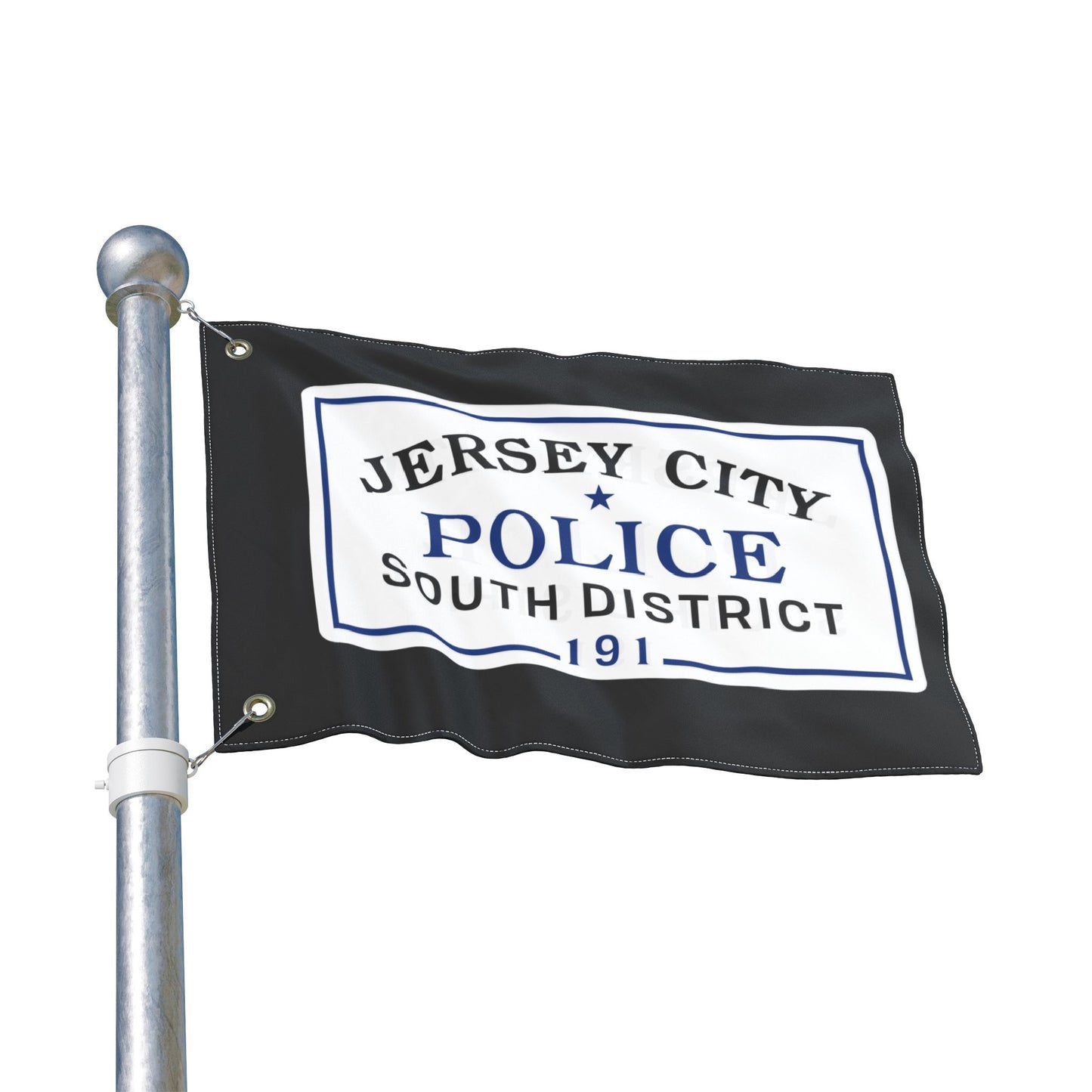 Jersey City Police South District Double-Sided Flag