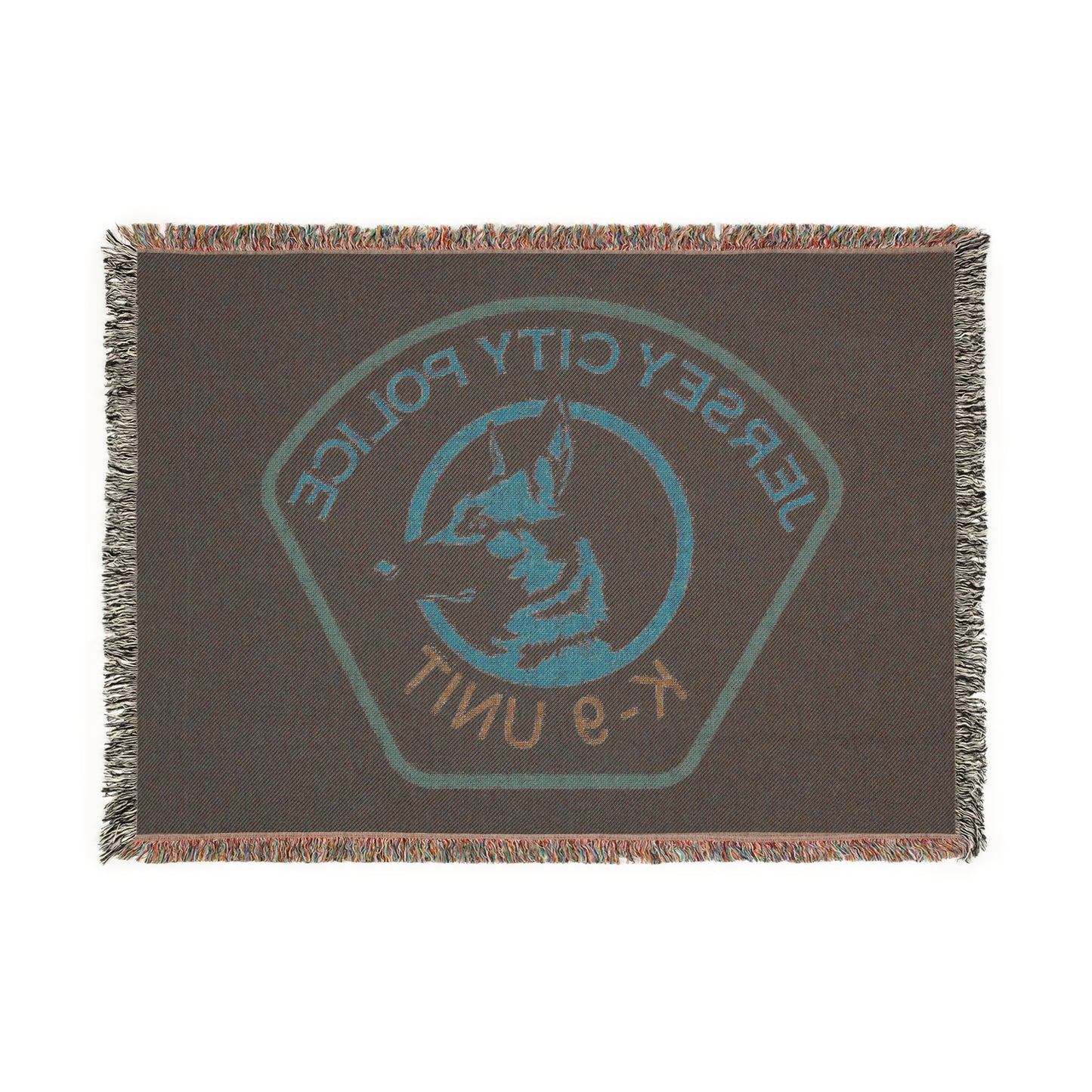 Jersey City Police K-9 Unit Woven Blanket