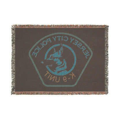 Jersey City Police K-9 Unit Woven Blanket