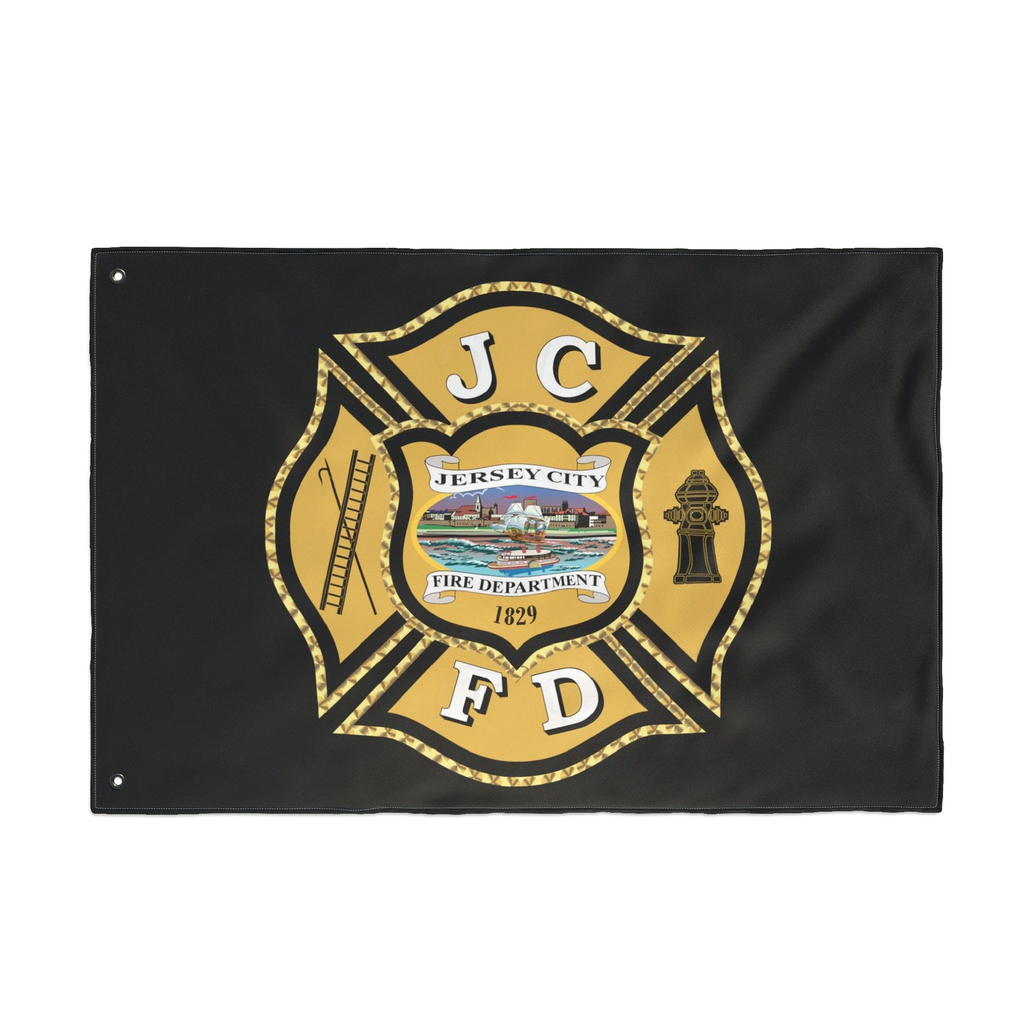 Jersey City Fire Department Double-Sided Flag