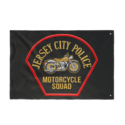 Jersey City Police Motorcycle Squad Double-Sided Flag