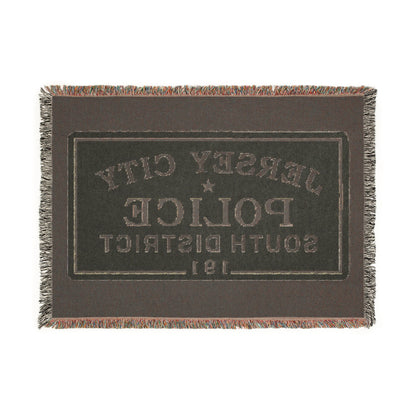 Jersey City Police South District Woven Blanket