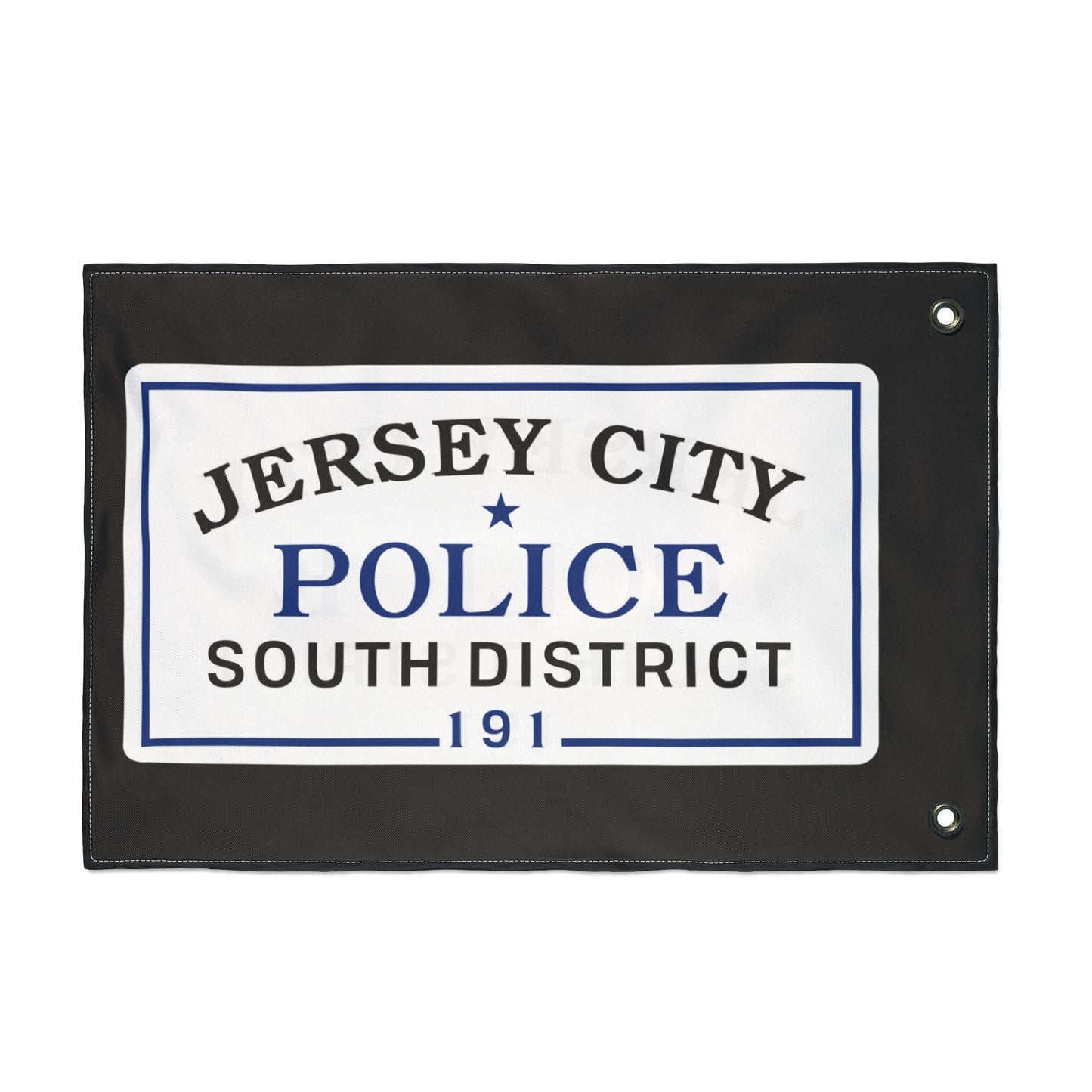 Jersey City Police South District Double-Sided Flag