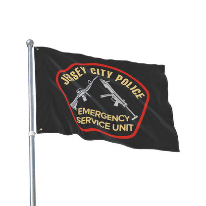 Jersey City Police Emergency Service Unit Current Patch Flag