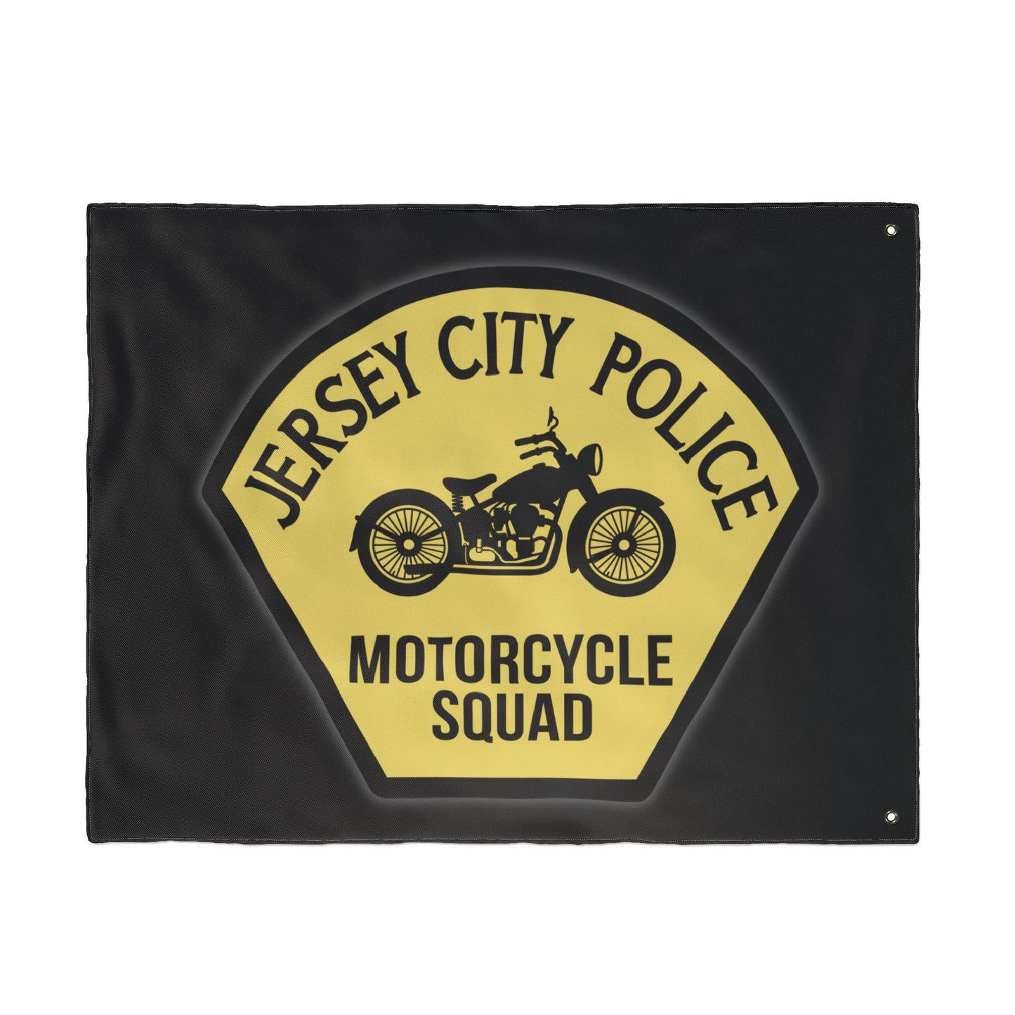 Jersey City Police Motorcycle Squad Original Patch Flag