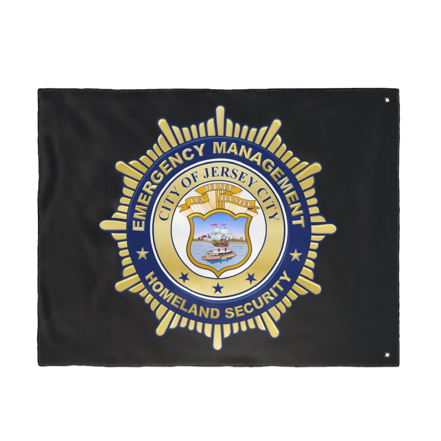 Jersey City Emergency Management Double-Sided Flag