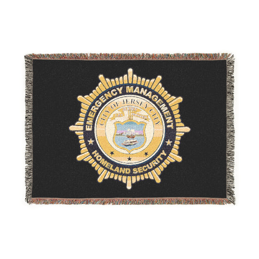 Jersey City Office of Emergency Management Woven Blanket