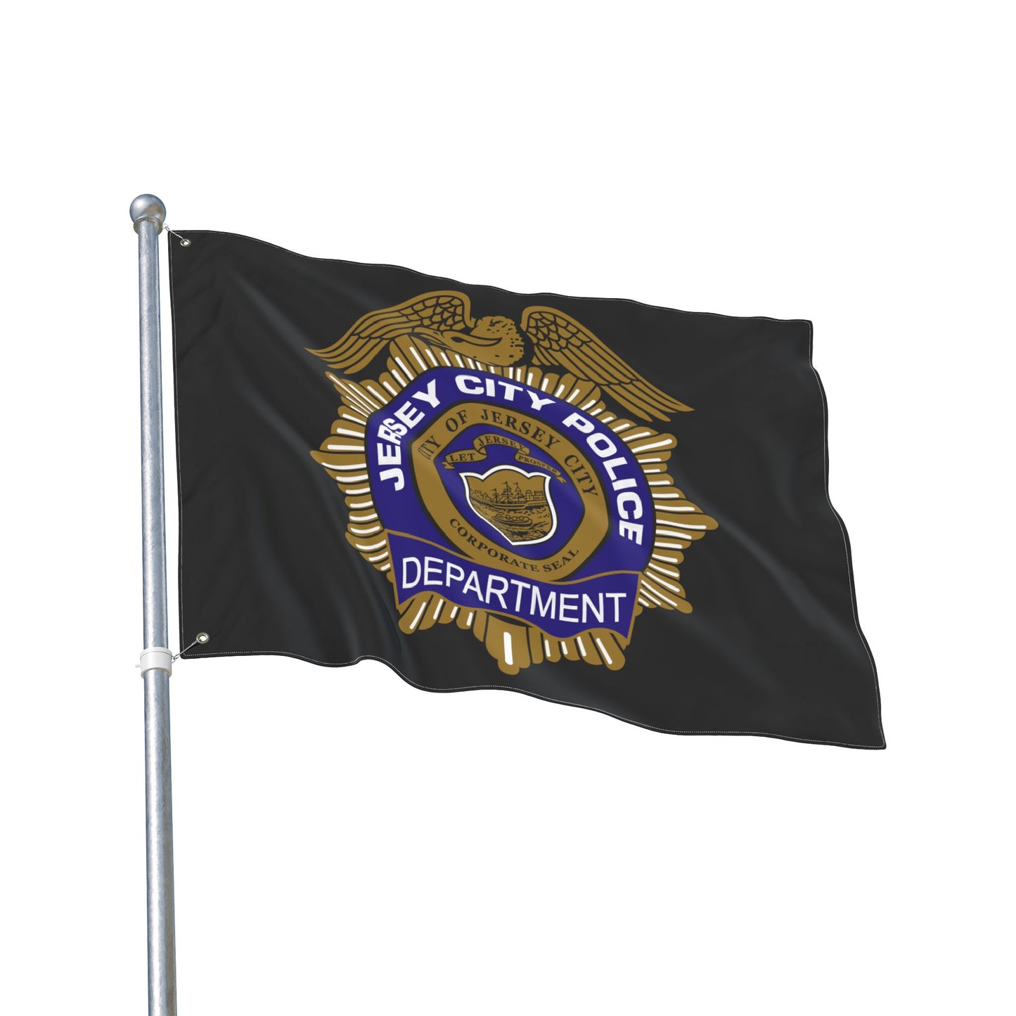 Jersey City Police Department Double-Sided Flag