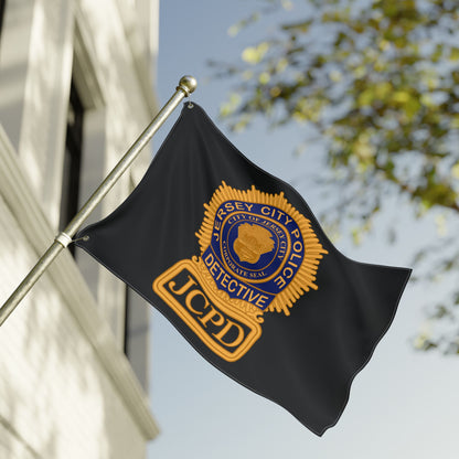 Jersey City PoliceDetective Badge Double-Sided Flag