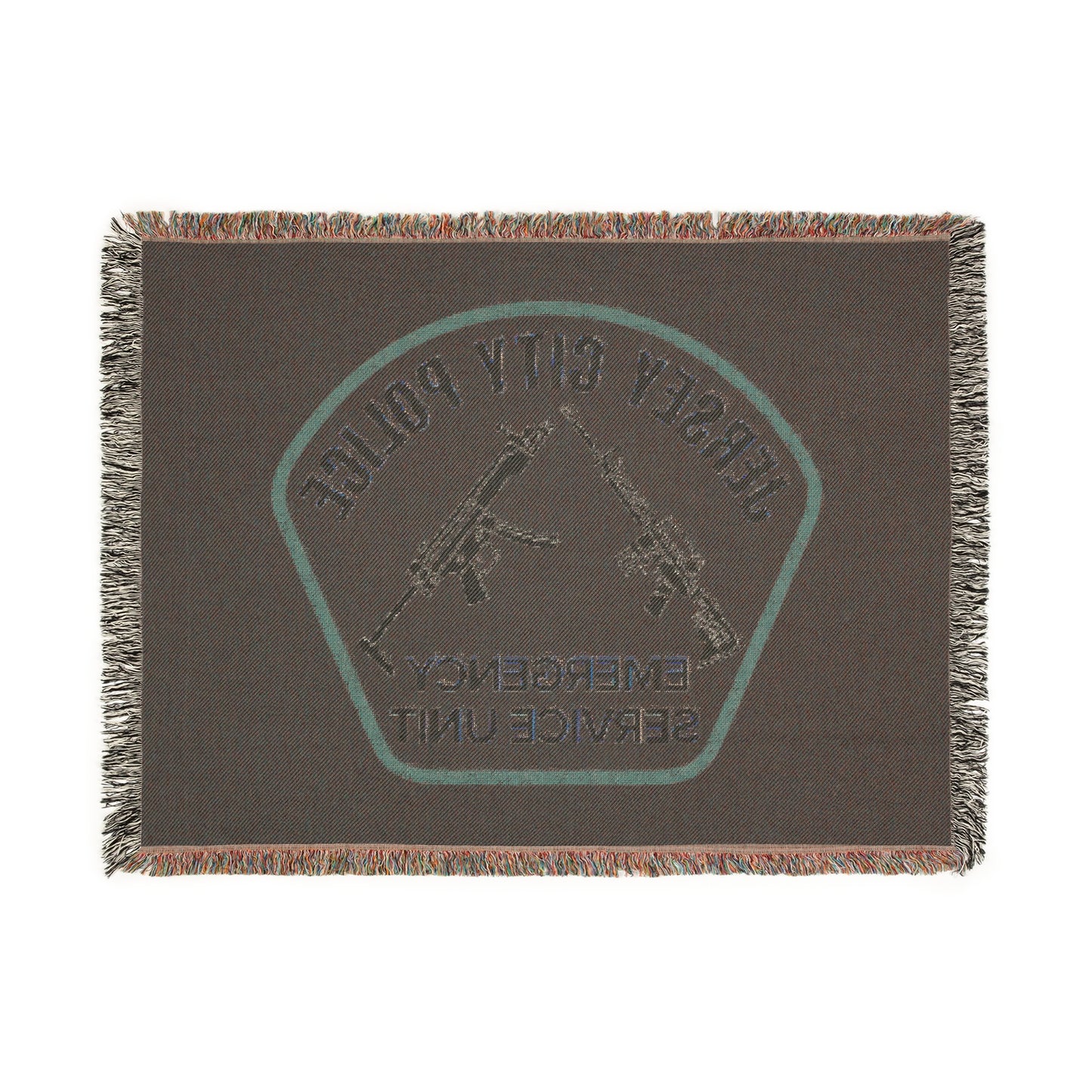 Jersey City Police Emergency Service Unit Woven Blanket