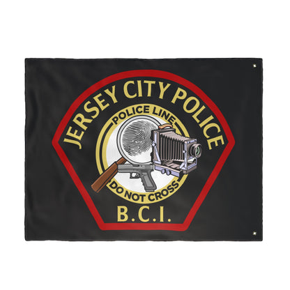 Jersey City Police B.C.I. Double-Sided Flag
