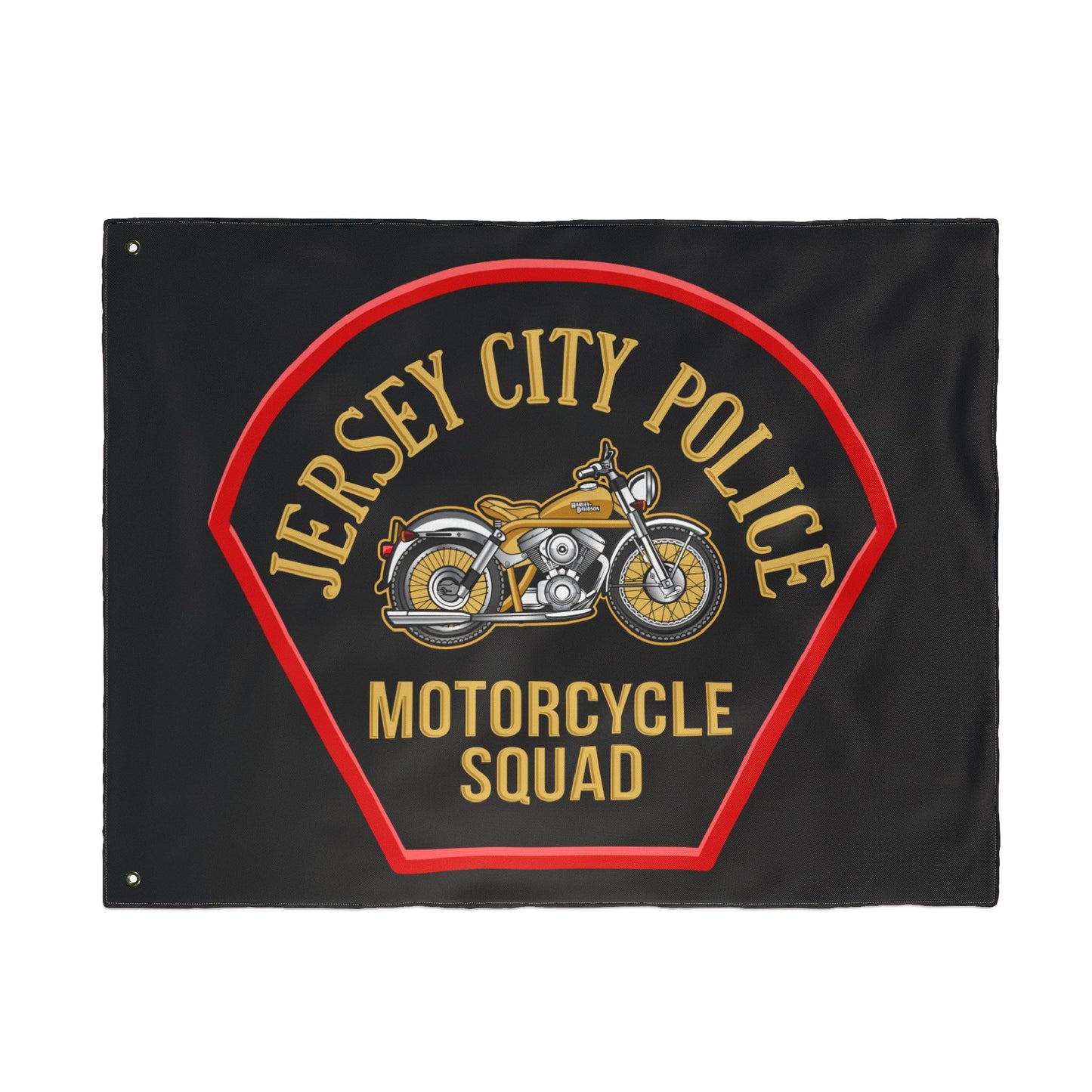 Jersey City Police Motorcycle Squad Double-Sided Flag