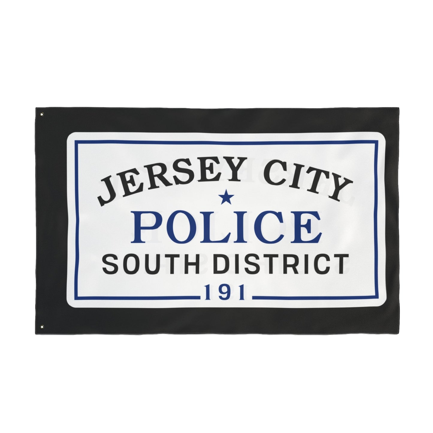 Jersey City Police South District Double-Sided Flag