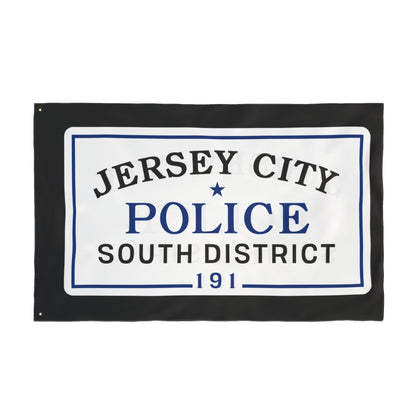 Jersey City Police South District Double-Sided Flag