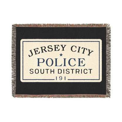 Jersey City Police South District Woven Blanket